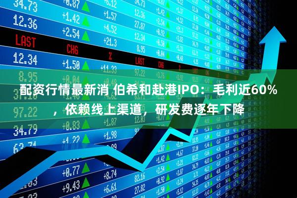 配资行情最新消 伯希和赴港IPO：毛利近60%，依赖线上渠道，研发费逐年下降