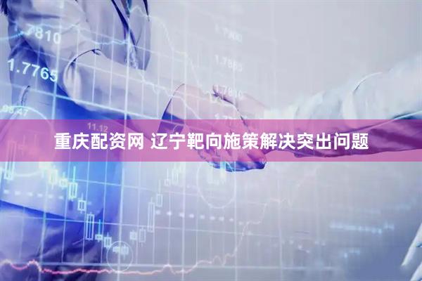 重庆配资网 辽宁靶向施策解决突出问题