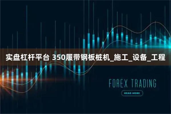 实盘杠杆平台 350履带钢板桩机_施工_设备_工程